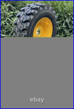 HD 10-16.5 SKS-9 Skid Steer Tires/Rims for New Holland, John Deere & more-10X16.5