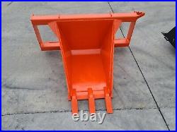 HD Stump Bucket For Skidsteer/tractor