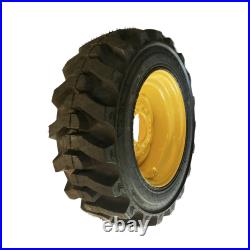 Heavy Duty 10-16.5 MuddyBuddy Skid Steer Tires/Rims for New Holland & more(6LUG)