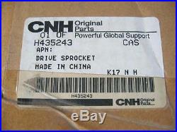 IH Case CNH New Holland OEM NOS Drive Sprocket Part # H435243 1840 Skid Steer 1