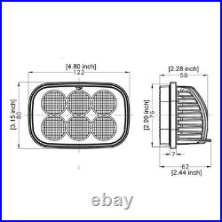 LED Head Light To Fits Case IH Ford/New holland Skid Steer Replaces OEM84306337