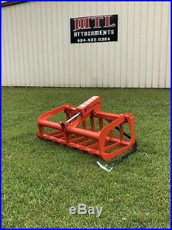 MTL Attachments Kubota Compact Tractor-Skid Steer 54 Root Grapple-Free Ship