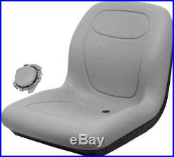 Milsco XB180 Gray Seat fits Ford New Holland Skidsteer C175 C185 C190 L230 etc