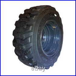NEW 12-16.5 Skid Steer Tires/Rims -Case, New Holland Gray Wheels- 12X16.5 14PLY