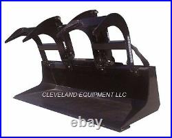 NEW 60 LD GRAPPLE BUCKET ATTACHMENT Skid-Steer Loader Tractor Claw Bobcat 5