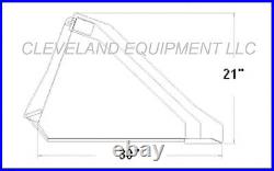 NEW 66/68 LOW PROFILE BUCKET Skid Steer Loader Attachment Doosan Bobcat Terex
