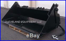 NEW 78 HD 6-IN-1 COMBINATION BUCKET Skid Steer Loader Attachment Holland 4-IN-1