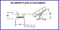 NEW 96 HD SNOW PLOW ATTACHMENT Skid-Steer Loader Angle Blade Bobcat Kubota 8