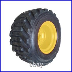 NEW HD 31X15.5-15 Hippo Skid Steer Tires/Rims for New Holland-8PLY-31-15.5-15
