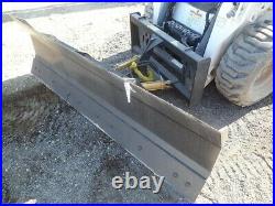 NEW HD 8' SNOW PLOW SKID STEER LOADER, bobcat, case holland Tractors 96 mtl cat