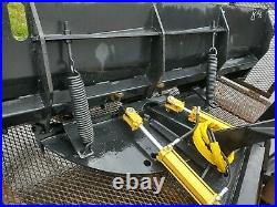 NEW HD 8' SNOW PLOW SKID STEER LOADER, bobcat, case holland Tractors 96 mtl cat