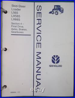 NEW HOLLAND L565 Lx565 LX665 SKID STEER SERVICE SHOP REPAIR MANUAL BOOK OEM