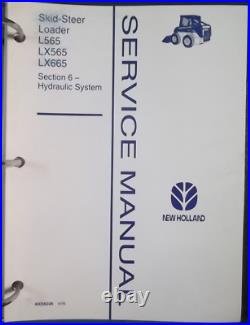 NEW HOLLAND L565 Lx565 LX665 SKID STEER SERVICE SHOP REPAIR MANUAL BOOK OEM