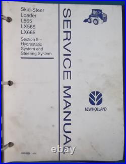 NEW HOLLAND L565 Lx565 LX665 SKID STEER SERVICE SHOP REPAIR MANUAL BOOK OEM