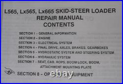 NEW HOLLAND L565 Lx565 LX665 SKID STEER SERVICE SHOP REPAIR MANUAL BOOK OEM