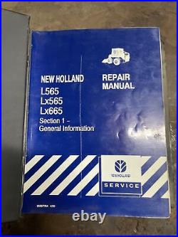 NEW HOLLAND L565 Lx565 Lx665 SKID STEER SERVICE SHOP REPAIR WORKSHOP MANUAL Book