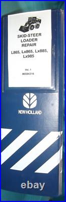 NEW HOLLAND L865 Lx865 Lx885 SKID STEER SERVICE SHOP REPAIR WORKSHOP MANUAL