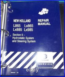 NEW HOLLAND L865 Lx865 Lx885 SKID STEER SERVICE SHOP REPAIR WORKSHOP MANUAL