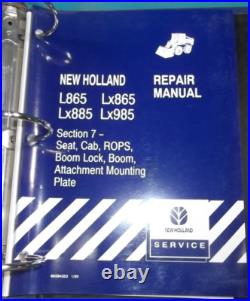 NEW HOLLAND L865 Lx865 Lx885 SKID STEER SERVICE SHOP REPAIR WORKSHOP MANUAL