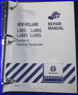 NEW HOLLAND L865 Lx865 Lx885 SKID STEER SERVICE SHOP REPAIR WORKSHOP MANUAL