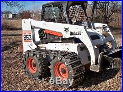 (NEW) Over the Tire Steel Skid Steer Tracks for New Holland & Others