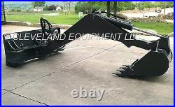 NEW SWING ARM BACKHOE ATTACHMENT Excavator Skid Steer Loader Tractor Bobcat Cat
