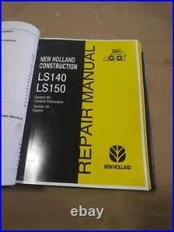 NH New Holland LS140 LS150 Skid Steer Service Repair Manual