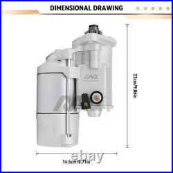 New 12V Starter For NEW HOLLAND Skid Steer LX565 LX665 L565 N844 Diesel 1994-99