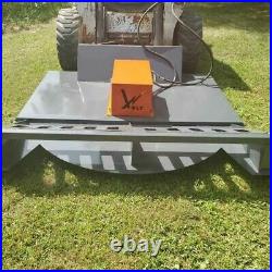 New 60 Open Front Brush Cutter Attachment Skidsteer Quick Attch Shipping