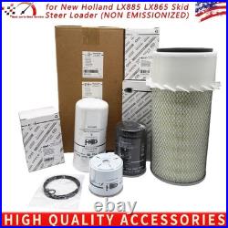 New Filter Kit for New Holland LX885 LX865 Skid Steer Loader NON EMISSIONIZED