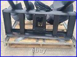 New Great Bear Skid Steer Auger Attachment with 3 bits, 9, 12 & 18