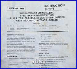 New Holland 87640711 Deluxe CAB Heater Assembly for Skid Steer Loader L175