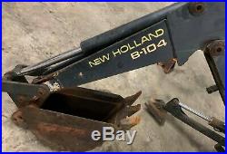 New Holland B-104 Backhoe Skid Steer Attachment B104 L450 L550 L780
