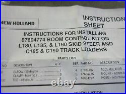 New Holland Boom Control Kit L180 L185 L190 C185 C190 Skidsteer 87604774 WM25
