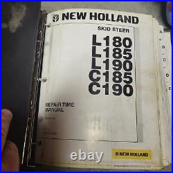 New Holland C185 C190 L180 L185 L190 Skid Steer Loader Service Repair Manual