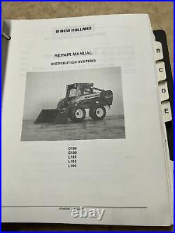New Holland C185, C190, L180, L185, L190 Skid Steer Service Manual Original