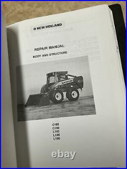 New Holland C185, C190, L180, L185, L190 Skid Steer Service Manual Original