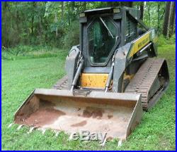 New Holland C185 Rubber Tracked Skid Steer 2006 with82 Dirt Bucket & Teeth