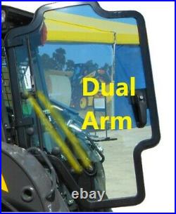 New Holland Dual Arm L&C LEXAN Polycarbonate Forestry Demo Door Skid Steer 1/4