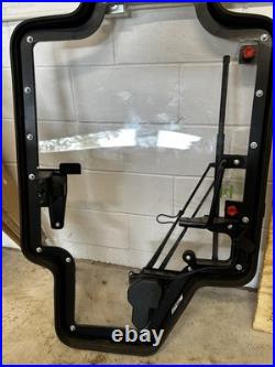 New Holland Dual Arm Lexan Polycarbonate Forestry Demo Door Skid Steer 1/2