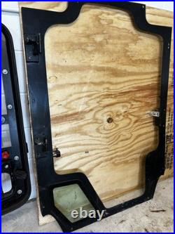 New Holland Dual Arm Lexan Polycarbonate Forestry Demo Door Skid Steer 1/2