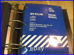 New Holland Ford L250 L255 Skid Steer Loader Repair Service Manual