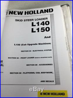 New Holland L140, L150, And L150 (Upgrade) Skid Steer Service Repair Manual Set