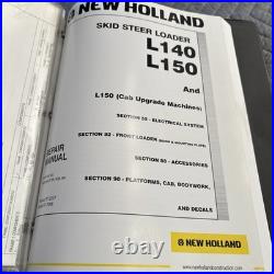 New Holland L140 L150 Skid Steer Loader Service Repair Manual