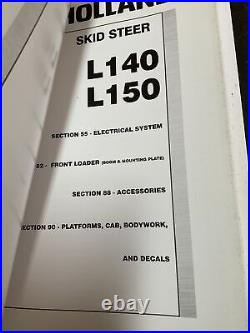 New Holland L140, L150 Skid Steer Service, Repair Manual Set