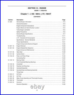 New Holland L160, L170 Skid Steer Loader Service Manual Repair Shop Book