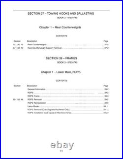 New Holland L160, L170 Skid Steer Loader Service Manual Repair Shop Book