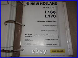 New Holland L160 L170 Skid Steer Loader Service Shop Repair Workshop Book Manual