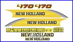 New Holland L170 Skid Steer Loader Decals / Stickers (Compatible Complete Set)