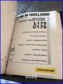 New Holland L175 C175 Skid Steer Loader Shop Service Repair Manual
